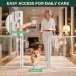 FXW AuraSpace Pro Clear Acrylic Indoor Dog Playpen, 32" H, 8 Panels - Image 4