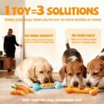 2-Pack Freeze Toys for Dogs Slow Feeder Lick Bone Indestructible Chew Toy - Image 5