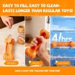 2-Pack Freeze Toys for Dogs Slow Feeder Lick Bone Indestructible Chew Toy - Image 6