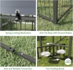 8x8 Ft Outdoor Dog Kennel, Medium Dog Run - Image 4