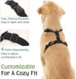 VavoPaw Dog Seat Belt Vest Harness for Car, 2 in 1 Seatbelt Buckle - Image 4