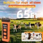 Dog Bark Deterrent Device, 3X Ultrasonic Dog Trainer, Anti Barking Device with 65FT Range, Humane Bark Control for Dogs, 3 Training Modes, Works Indoors & Outdoors - Image 3