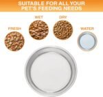 Neater Pet Brands Stainless Steel Dog Bowls with Non-Slip Rubber Bottom – Set of 2, 8 Cup (64 oz), Black - Heavy Duty Metal Dog Bowl, Dishwasher Safe, Food or Water Bowl, Ideal for Large Dogs - Image 6