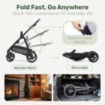 3-in-1 Dog Stroller for Small and Medium-Sized Dogs up to 60 lbs - Image 3