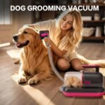 Dog Grooming Vacuum Kit, 1.2L, Dyson-Style Gray - Image 4