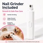 Dog Grooming Vacuum Kit, 1.2L, Dyson-Style Gray - Image 6