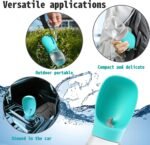 Kalimdor Dog Water Bottle,Leak Proof Portable Puppy Water Dispenser with Drinking Feeder, Dog Walking Accessories for Pets Outdoor Walking, Hiking, Travel, Food Grade Plastic - Image 3