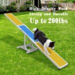 Dog Agility Seesaw - 118"x13"x21" Dog Agility Training Equipment for Backyard Obstacle Courses, Weather Resistant & 2-Level Height Adjustable - Image 3