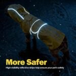 Kimee Dog Raincoat Waterproof Dog Rain Jacket for Small to 3X-Large Dogs, L - Image 4