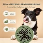 Slow Feeder Dog Bowl for Large & Small Pets, Anti Choking Puzzle Dog Food Bowl with Non-Slip Base, Interactive Pet Slow Eating, Silicone Cat Feeder for Puppies & Cats - Image 5