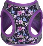 Step in Dog Harness No Pull Flower Adjustable Soft Mesh Harness - Image 3