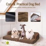 Comfort Expression Waterproof XXL Dog Bed with Bolster for Extra Large Dogs - Image 4