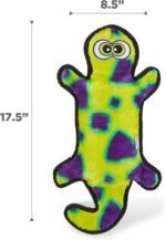 Outward Hound Durablez Tough Chew Plush Squeaky Dog Toy, Gecko, 17.5" - Image 5