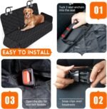 Yuntec Dog Car Seat Cover, Back Seat Cover for Dogs Pet Car Seat Protector - Image 4