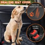 Yuntec Dog Car Seat Cover, Back Seat Cover for Dogs Pet Car Seat Protector - Image 5