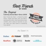 Best Friends by Sheri Original Calming Donut Dog Bed, Gray, XL, 45" - Image 8