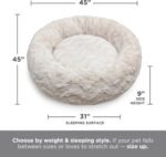Best Friends by Sheri Original Calming Donut Dog Bed, Gray, XL, 45" - Image 9