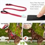 Service Dog Harness and Leash Set, Training Dog Vest with 10 Dog Patches, Emotional Support Therapy Dog Vest Harness for Small Medium Large and Extra Large Dogs(Red, S) - Image 3