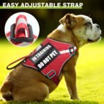 Service Dog Harness and Leash Set, Training Dog Vest with 10 Dog Patches, Emotional Support Therapy Dog Vest Harness for Small Medium Large and Extra Large Dogs(Red, S) - Image 4