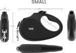 TUG Original Retractable Dog Leash, 16 ft (Small, Black/Grey) - Image 2