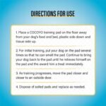 COCOYO Best Value Training Pads, 22" x 22", 100 Count, White & Blue Puppy Pads - Image 5