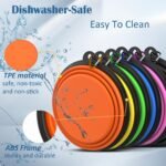 Collapsible Dog Bowl 3 PCS 20 oz Travel Pet Bowl with Carabiner Clip - Image 7