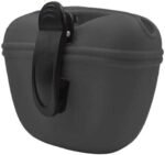 RoyalCare Silicone Dog Treat Pouch-Small Training Bag-Portable Dog Treat Bag for Leash with Magnetic Closure and Waist Clip[US Design Patent]
