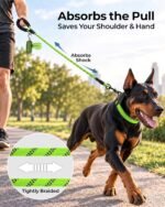 Taglory Rope Dog Leash for Medium Large Dogs, 6 FT Padded Handle, Green - Image 3