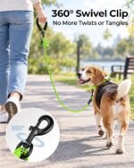 Taglory Rope Dog Leash for Medium Large Dogs, 6 FT Padded Handle, Green - Image 5