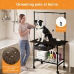 36 In Dog Grooming Table with Drawer & Wheel for Medium Large Dog at home - Image 5