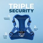 Voyager Step-in Flex Adjustable Dog Harness - Royal Blue, Medium - Image 2