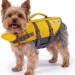Outward Hound Granby Splash Dog Life Jacket, Life Vest, Yellow, X-Small