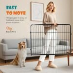 NEWBULIG Dog Playpen Indoor 8 Panels 24 Inch, Metal Outdoor Dog Fence Pen - Image 3