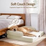 Comfort Expression Washable Dog Bed with Bolster for Medium to Large Dogs - Image 3
