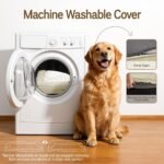 Comfort Expression Washable Dog Bed with Bolster for Medium to Large Dogs - Image 5