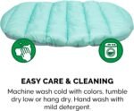 Furhaven Outdoor Travel Dog Bed for Small Dogs w/ Carry Bag, Washable & Foldable, Great for Crates & Kennels - Trail Pup Travel Pillow Mat w/ Stuff Sack Bag - Aqua/Granite Gray, Small - Image 8