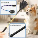 17" Lightweight Dog Training Stick Pole, Puppy Training Tools Whip with Anti-Slip Handle, Outdoor and Indoor Exercise Interactive Dog Obedience Training Tool for Cats Dogs (Red) - Image 4