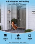 Dog Door Bell for Potty Training to Go Outside, Wireless Doggie Doorbell for Dogs, Puppy Training Bell with Touch Button, IP65 Waterproof, 1000ft Range, 55 Chimes & Adjustable Volume (2 Buttons) - Image 5