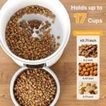 NEWBULIG Automatic Cat Feeder 2.4G WiFi Timed 4L Small Dog Food Dispenser - Image 4