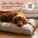 Best Friends by Sheri Comfy Crate Dog Bed Washable, Mushroom, 42" x 28" - Image 4