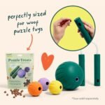 WOOF Air-Dried Puzzle Treats for Dogs, Chicken, 5 oz - Image 3
