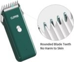 Professional Household Waterproof Low Noise Pet Hair Clippers Electric USB Rechargeable Painless Grooming Tools Hair Grooming Trimmer for Small Medium Dog Cat AP005 Green - Image 3