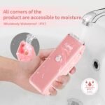 Professional Household Waterproof Low Noise Pet Hair Clippers Electric USB Rechargeable Painless Grooming Tools Hair Grooming Trimmer for Small Medium Dog Cat AP005 Green - Image 7