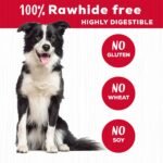 Country Kitchen Rawhide Free Beef Rings Dog Chews, 7 Count - Image 3