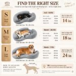 Orthopedic Memory Foam Dog Bed for Medium Sized Dogs, Round - Image 8