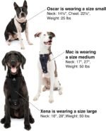 Kurgo Enhanced Strength Tru-Fit Smart Harness, Black, Small - Image 5