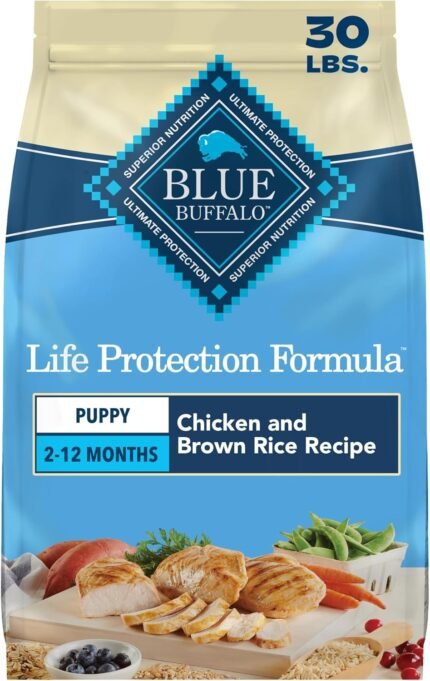 Blue Buffalo Life Protection Formula Chicken Puppy Dry Dog Food, 30 lb