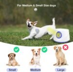 Automatic Dog Ball Launcher, with 6 2.3" ETPU Balls, for Small/Medium Dogs - Image 5