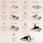 EHEYCIGA Washable XL Dog Beds Large Sized Dog, 41x27 Inch Pet Bed, Grey - Image 3
