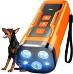 IZNiK Dog Bark Deterrent Devices, Anti Barking Device for Dogs, 3X Ultrasonic Bark Stopper for Neighbors Dog 6 Modes Barks Control Tool, Bark No More for Indoors Outdoors Night Walk Barking Silencer